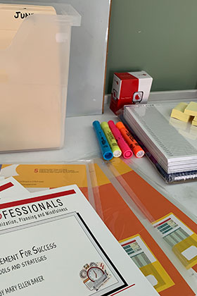 Planning supplies for time management