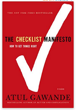 Checklist manifesto - a great book about the value of a checklist to support working memory