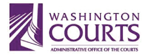 Washington State courts Administrative Office logo